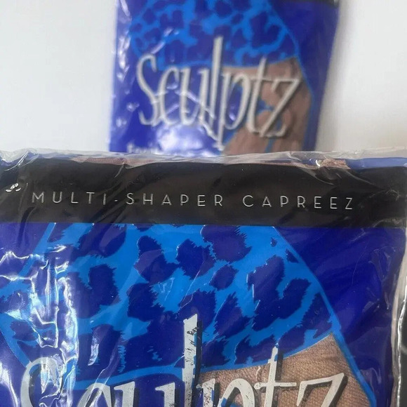 Sculptz Body‎ Shaping Footless Hose Q/1X Nude 2 Pairs - Picture 7 of 9